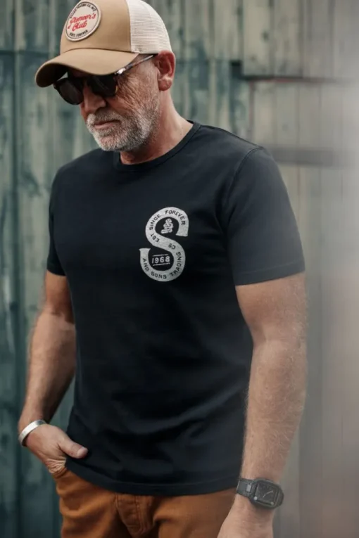 &SONS Tops>Sigma T-Shirt Black