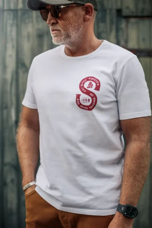 &SONS Tops>Sigma T-Shirt White