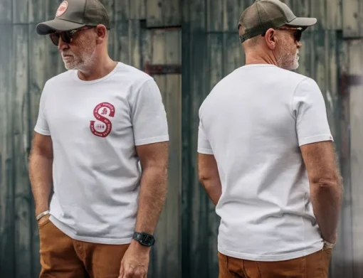 &SONS Tops>Sigma T-Shirt White