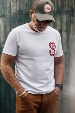 &SONS Tops></noscript>Sigma T-Shirt White