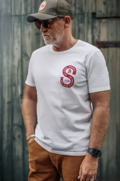 &SONS Tops></noscript>Sigma T-Shirt White