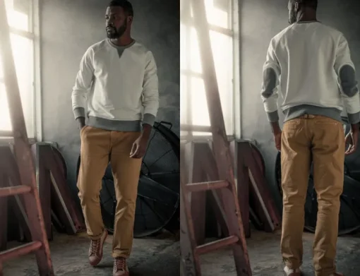&SONS Jackets & Coats>Stone White Sweatshirt