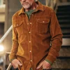 &SONS Tops>Sunday Shirt Corduroy Tan