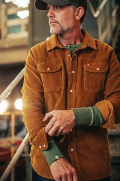 &SONS Tops></noscript>Sunday Shirt Corduroy Tan