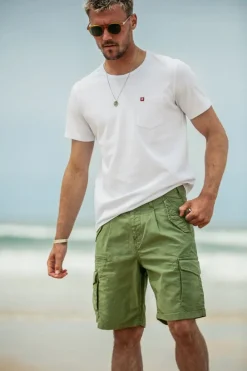 &SONS Bottoms & Shorts>Surplus Army Shorts Green