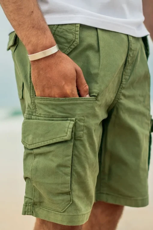 &SONS Bottoms & Shorts>Surplus Army Shorts Green