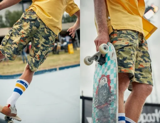 &SONS Bottoms & Shorts>Surplus Army Shorts Camo