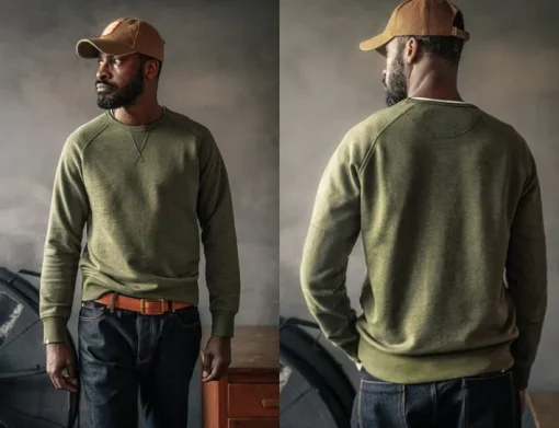 &SONS Jackets & Coats>Surplus Green Sweatshirt