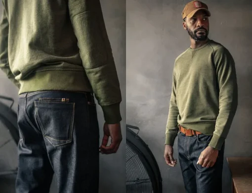 &SONS Jackets & Coats>Surplus Green Sweatshirt