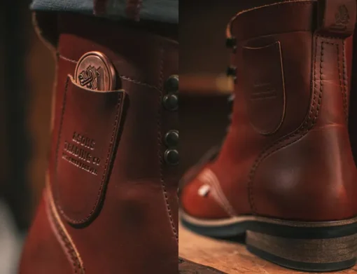 &SONS Leather Goods>The Drover Boot Brown