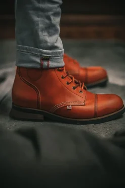 &SONS Leather Goods>The Drover Boot Tan