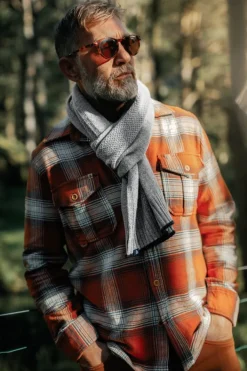 &SONS Scarves>Vale Scarf Grey