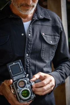 &SONS Tops></noscript>Sunday Shirt Black