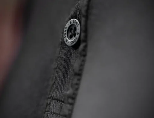 &SONS Tops>The New Elder Henley Shirt Black