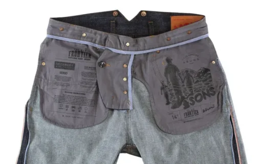 &SONS Bottoms & Shorts>The New Frontier 14Oz Selvedge Anti-Bac Raw Denim Jeans