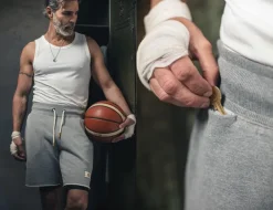 &SONS Bottoms & Shorts></noscript>Track And Field Short Grey