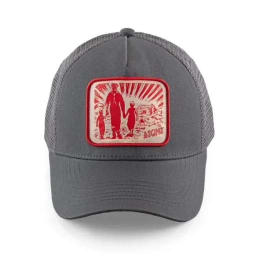 &SONS Headwear>Trucker Badge Cap Grey
