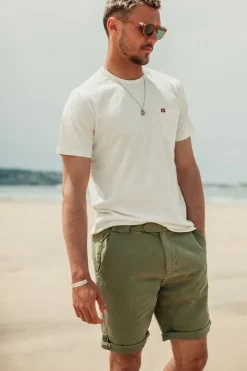 &SONS Bottoms & Shorts>Virgil Chino Shorts Army Green