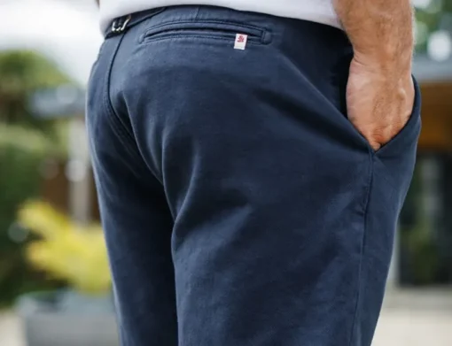&SONS Bottoms & Shorts>Virgil Chino Shorts Navy