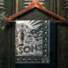 &SONS Scarves>Woodcut Bandana Black