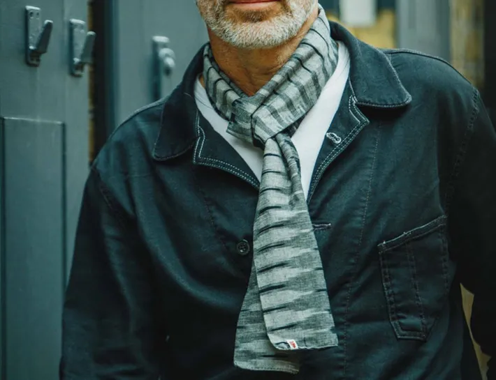 &SONS Scarves-Ansel Grey Scarf