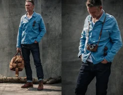 &SONS Jackets & Coats-Blue Bolt Chore Jacket