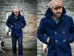 &SONS Jackets & Coats-Boardwalk Peacoat