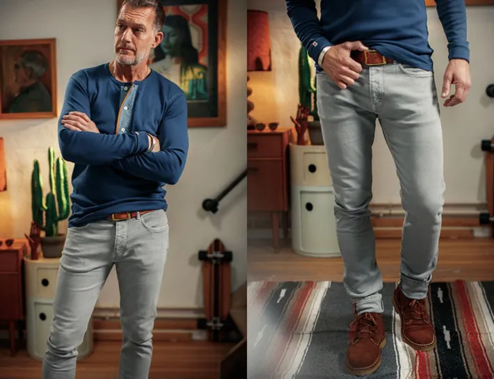 &SONS Bottoms & Shorts-Brandon Jeans Grey