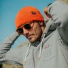 &SONS Knitwear-Bright Orange Atlantic Watch Cap / Beanie