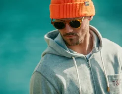 &SONS Knitwear-Bright Orange Atlantic Watch Cap / Beanie