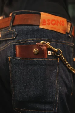 &SONS Leather Goods-Brown Leather Wallet