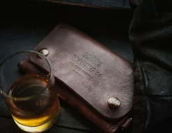 &SONS Leather Goods-Brown Leather Wallet