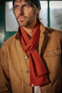 &SONS Scarves-Burnt Orange Scarf