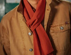 &SONS Scarves-Burnt Orange Scarf
