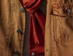 &SONS Scarves-Burnt Orange Scarf