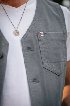 &SONS Tops-Classic White V-Neck T-Shirt