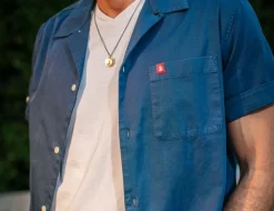 &SONS Tops-Classic White V-Neck T-Shirt