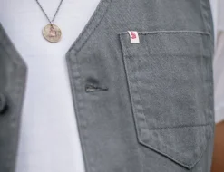 &SONS Tops-Classic White V-Neck T-Shirt