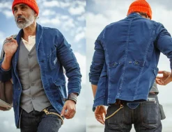 &SONS Jackets & Coats-Crafter Indigo Wash Chore Jacket