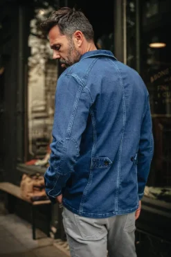 &SONS Jackets & Coats-Crafter Indigo Wash Chore Jacket