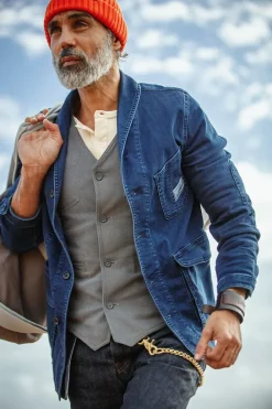 &SONS Jackets & Coats-Crafter Indigo Wash Chore Jacket