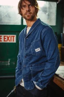 &SONS Jackets & Coats-Crafter Indigo Wash Chore Jacket