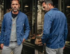 &SONS Jackets & Coats-Crafter Indigo Wash Chore Jacket