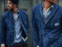 &SONS Jackets & Coats-Crafter Indigo Wash Chore Jacket