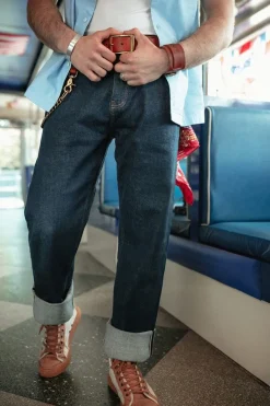 &SONS Bottoms & Shorts-Cutter 13.5Oz Indigo Selvedge Denim Jeans