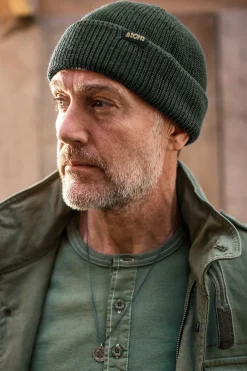 &SONS Knitwear-Forest Green Atlantic Watch Cap / Beanie