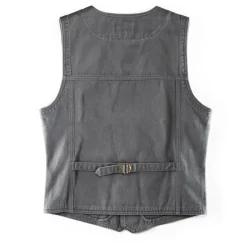 &SONS Waistcoats-Grey Lincoln Waistcoat / Vest