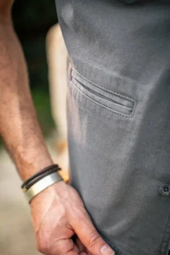 &SONS Waistcoats-Grey Lincoln Waistcoat / Vest