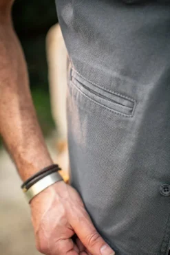 &SONS Waistcoats-Grey Lincoln Waistcoat / Vest