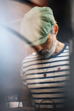 &SONS Knitwear-Jackson Baker Boy Cap - Army Green